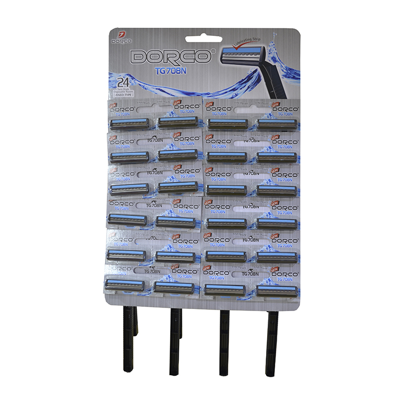 MAQUINA DE AFEITAR CARTON GRIS *24