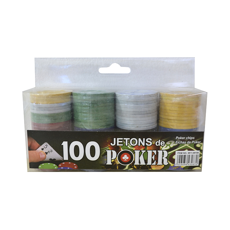 FICHAS DE POKER 100 PCS